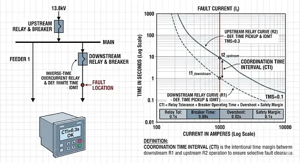 What is Coordination Time Interval Overcurrent Rela