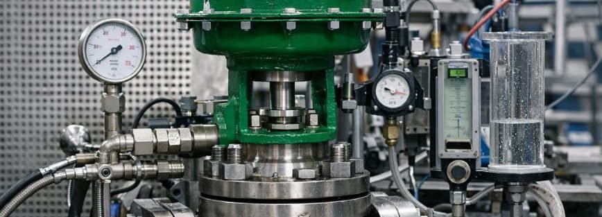 control valve seat leakage test procedure