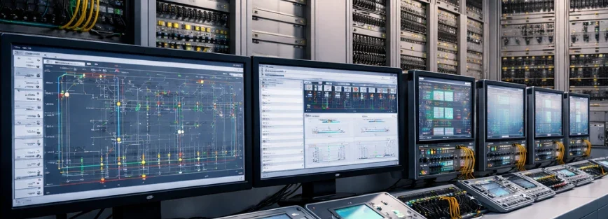 SCADA system for electrical substation