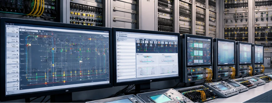 SCADA system for electrical substation
