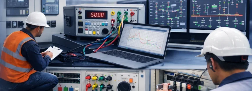 relay testing and commissioning