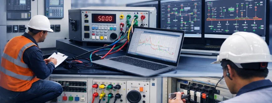 relay testing and commissioning
