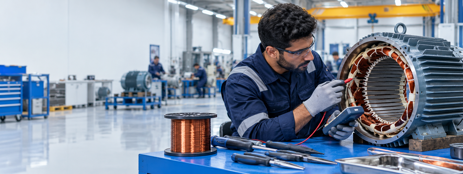electric motor rewinding Saudi Arabia